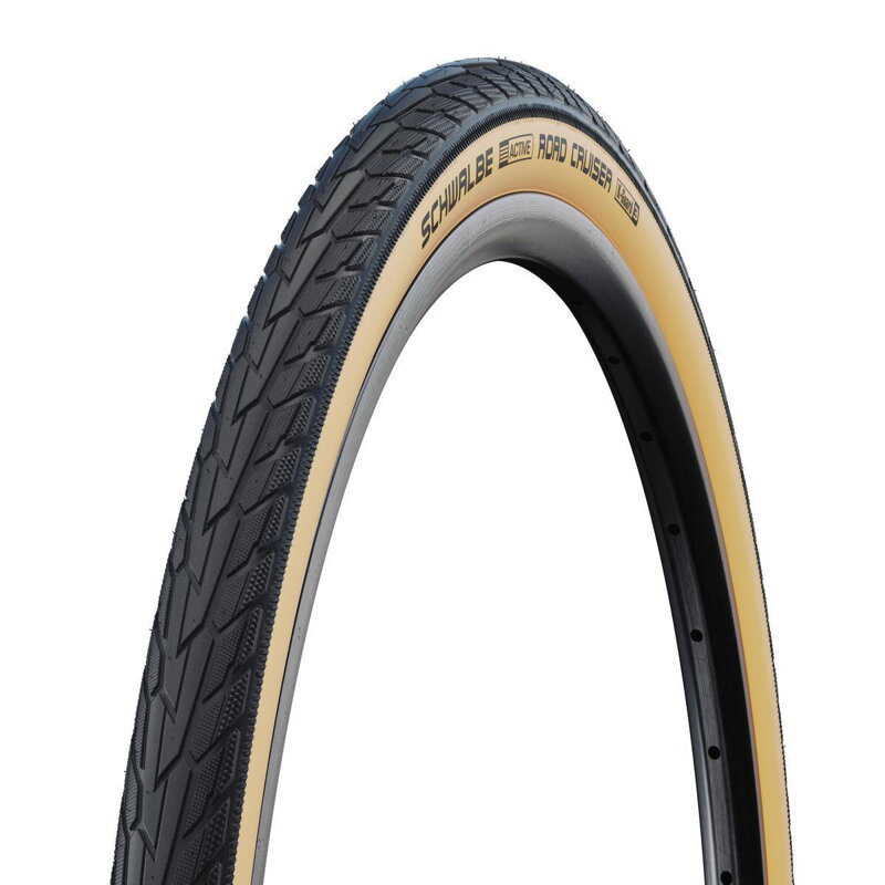 Pneumatico SCHWALBE ROAD CRUISER (47-559) 26x1.75 Active 50EPI K-Guard 720g GumWall Verde