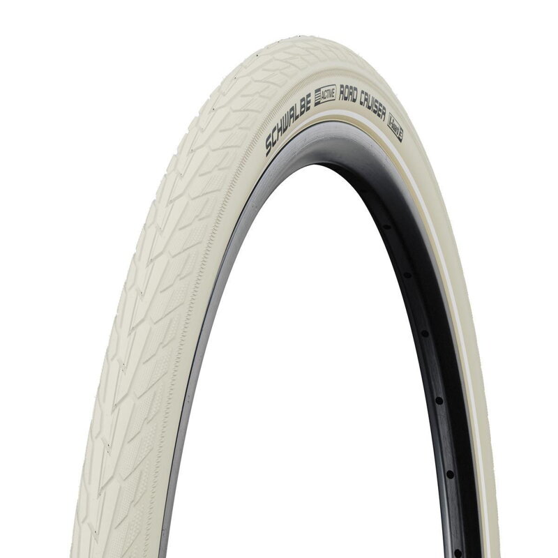 Pneumatico SCHWALBE ROAD CRUISER (47-559) 26x1.75 Active 50EPI K-Guard 720g Riflesso beige