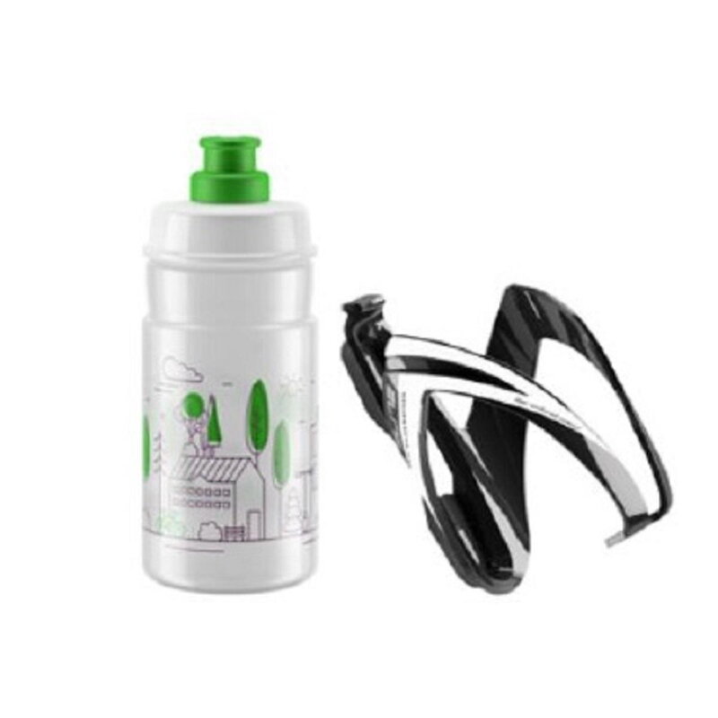 ELITE Bottiglia con set cestello logo CEO verde, 350 ml