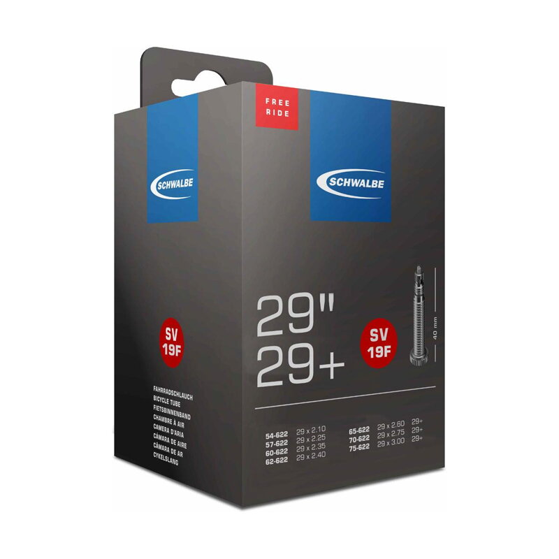 Camera d'aria SCHWALBE SV19F 29x2.10/3.00 FV 40mm (54/75-622) 215g Freeride