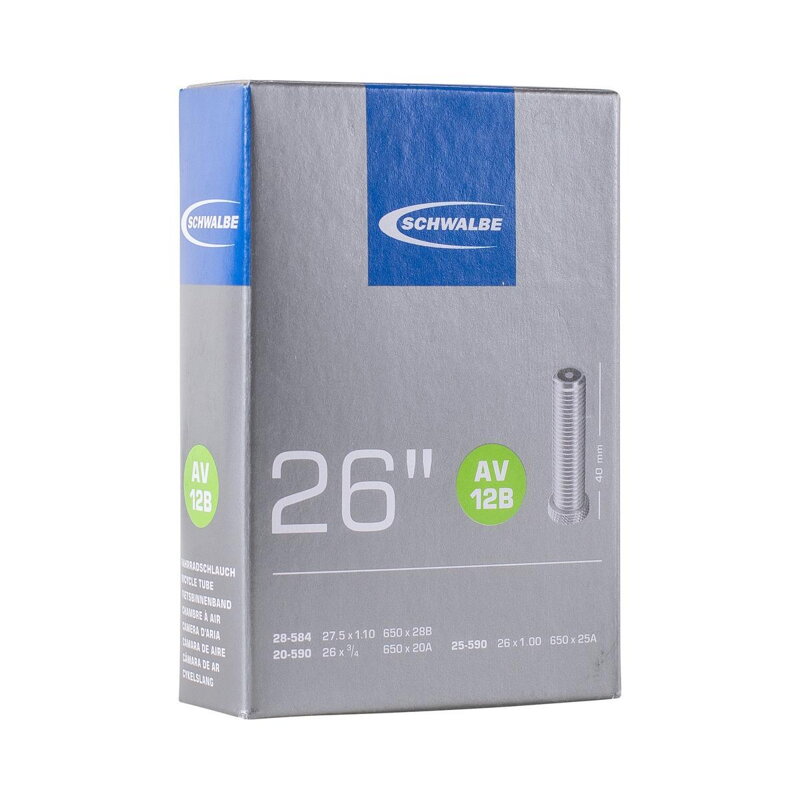 SCHWALBE Duša AV12B (20/28-584/590) 26/27.5x0.80–1.10 AV 40mm 90g