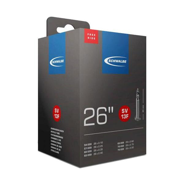 Camera d'aria SCHWALBE SV13F 26x2.10/3.00 40mm (54/75-559) 185g freeride