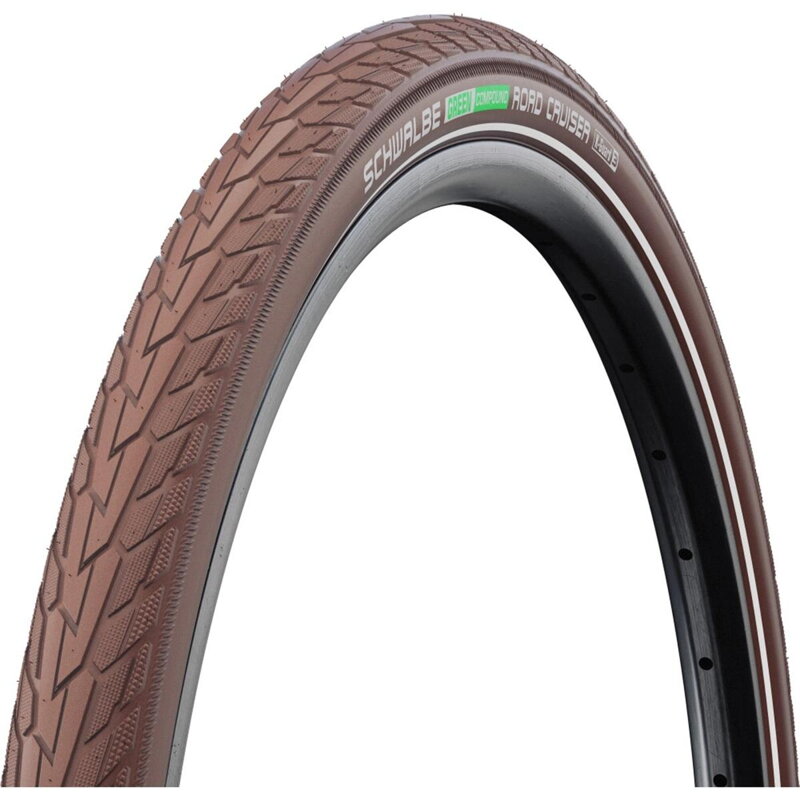 Pneumatico SCHWALBE ROAD CRUISER (47-622) 28x1.75 Active 50EPI K-Guard 800g Coffe reflex