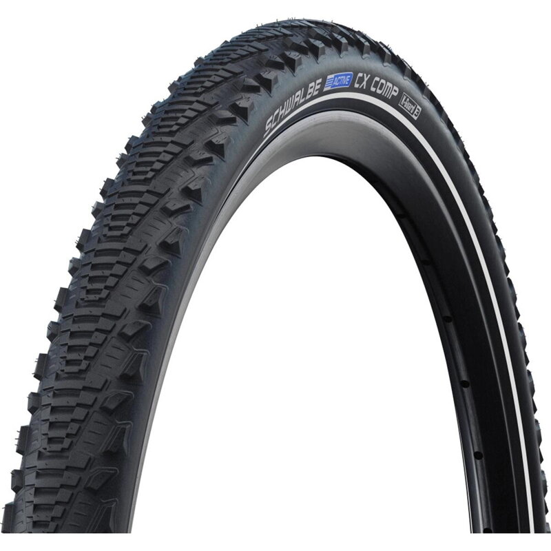 SCHWALBE Copertone CX COMP (35-622) 28x1.35 700x35C Active 50EPI K-Guard 480g Nero reflex