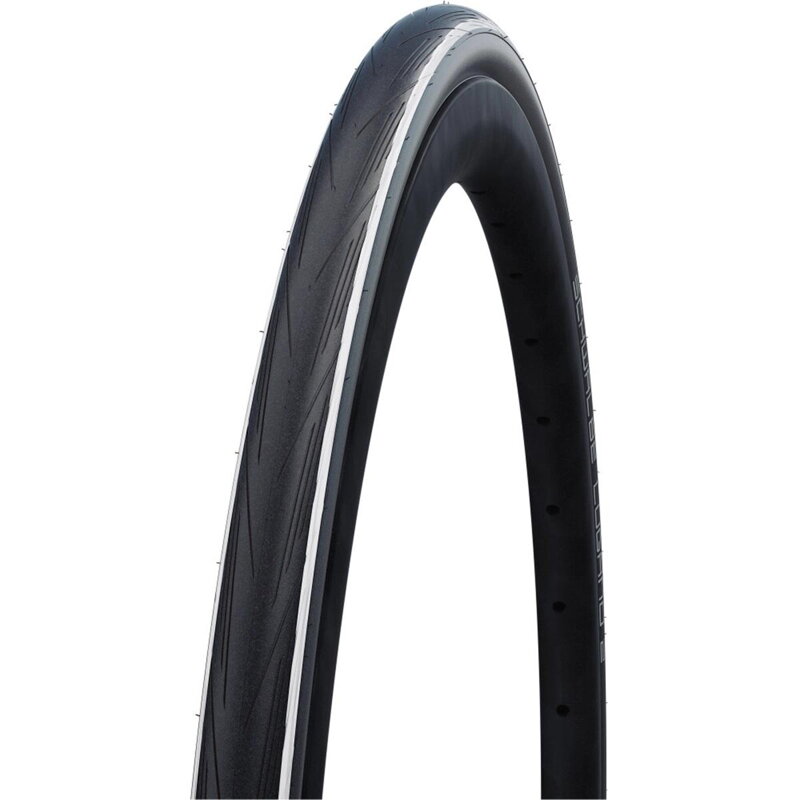 Pneumatico SCHWALBE LUGANO II (25-622) 700x25C Active 50EPI K-Guard 365g Cintura bianca