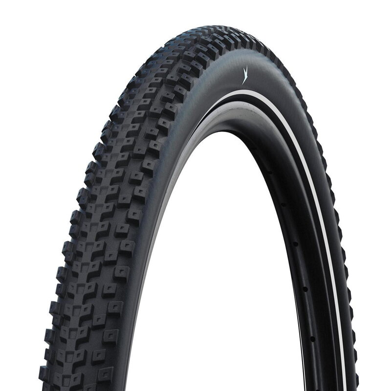 Copertone SCHWALBE ADVANCER HYBRID (65-584) 27.5x2.60 Active 50EPI PunctureGuard 1250g Nero reflex Verde NUOVO25
