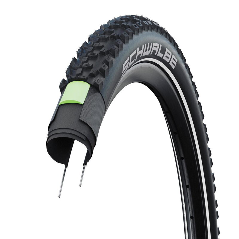 Pneumatico SCHWALBE SMART SAM PLUS (54-622) 29x2.10 Performance 67EPI GreenGuard 980g Nero reflex