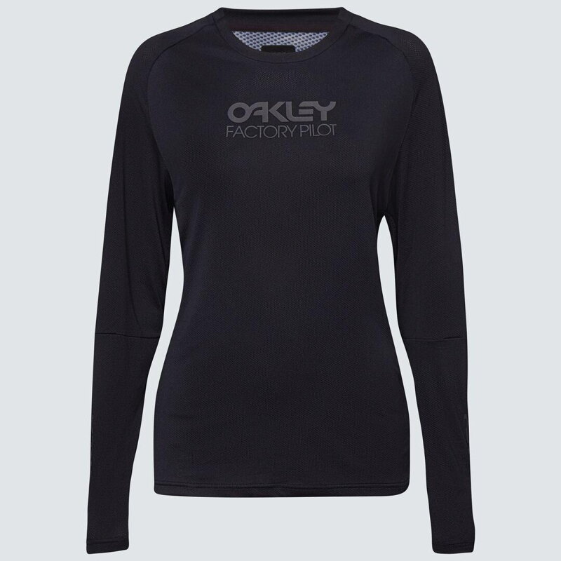 OAKLEY Maglia Oakley Factory Pilot LS WSD nera OAKLEY Maglia Oakley Factory Pilot LS WSD nera