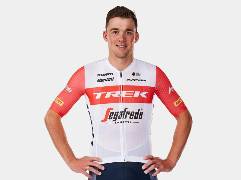 Maglia Bontrager Santini Trek Segafredo Replica bianco rosso/ Taglia: L